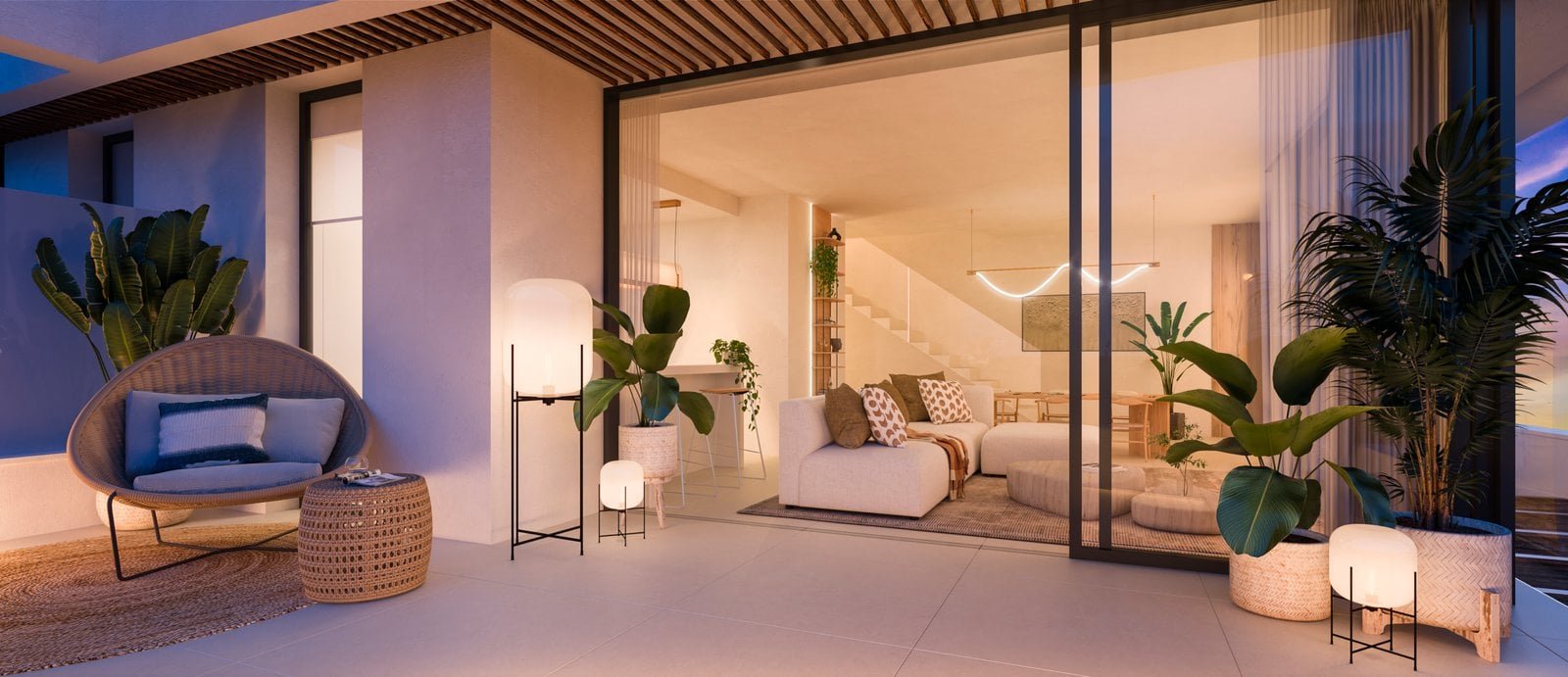 Luxury apartment with marina views in Benalmádena Costa, Costa del Sol, featuring modern decor and s.