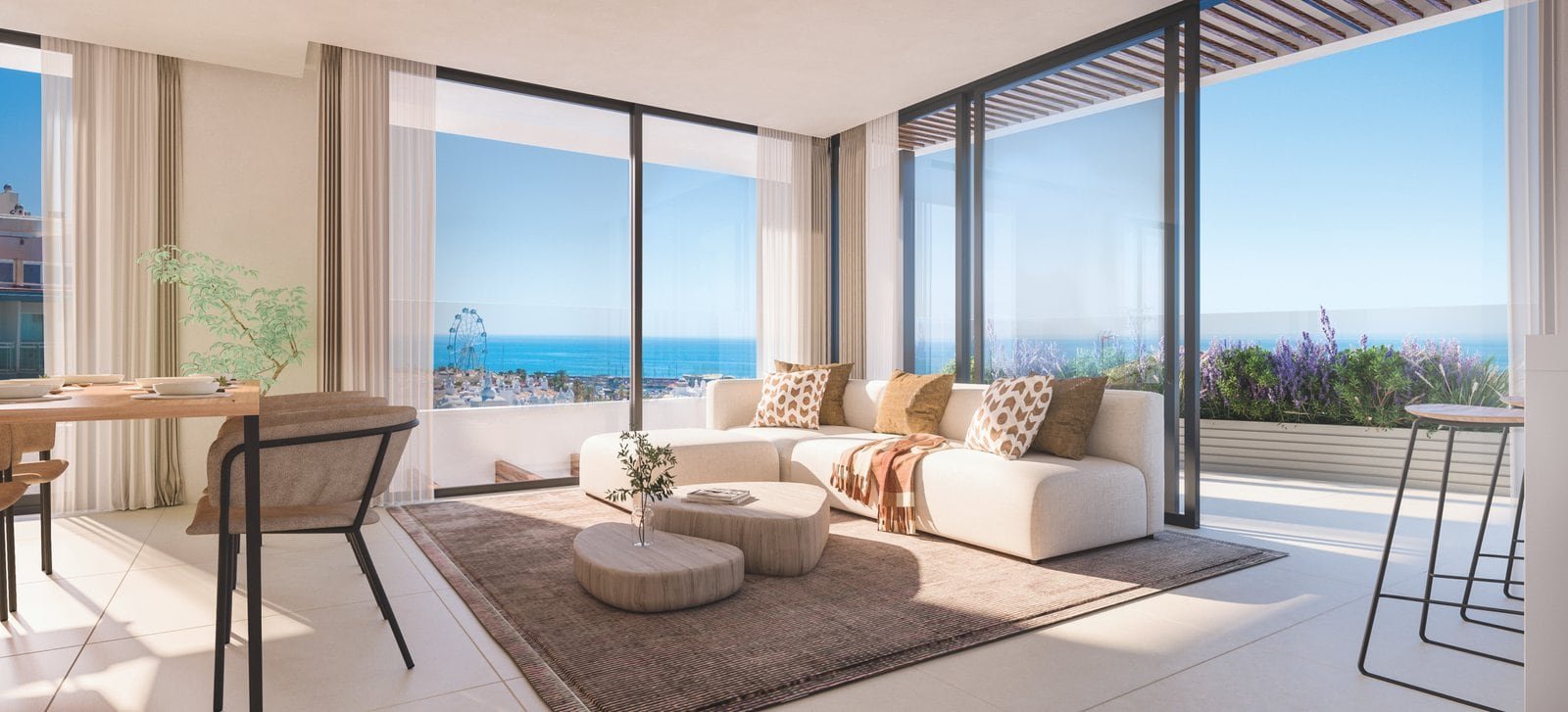Marina Golden Bay apartment with stunning sea views in Benalmádena Costa del Sol.