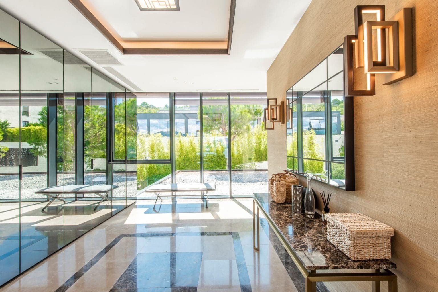 Modern waterfront penthouse in Tivat with panoramic sea views and stylish interior design.