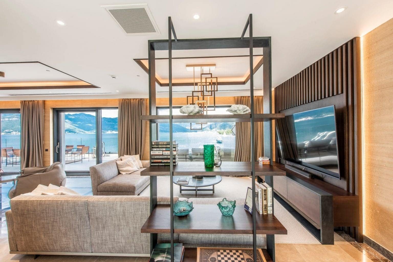 Luxury waterfront penthouse in Tivat with stunning views of the Bay of Kotor. Perfect for upscale li.