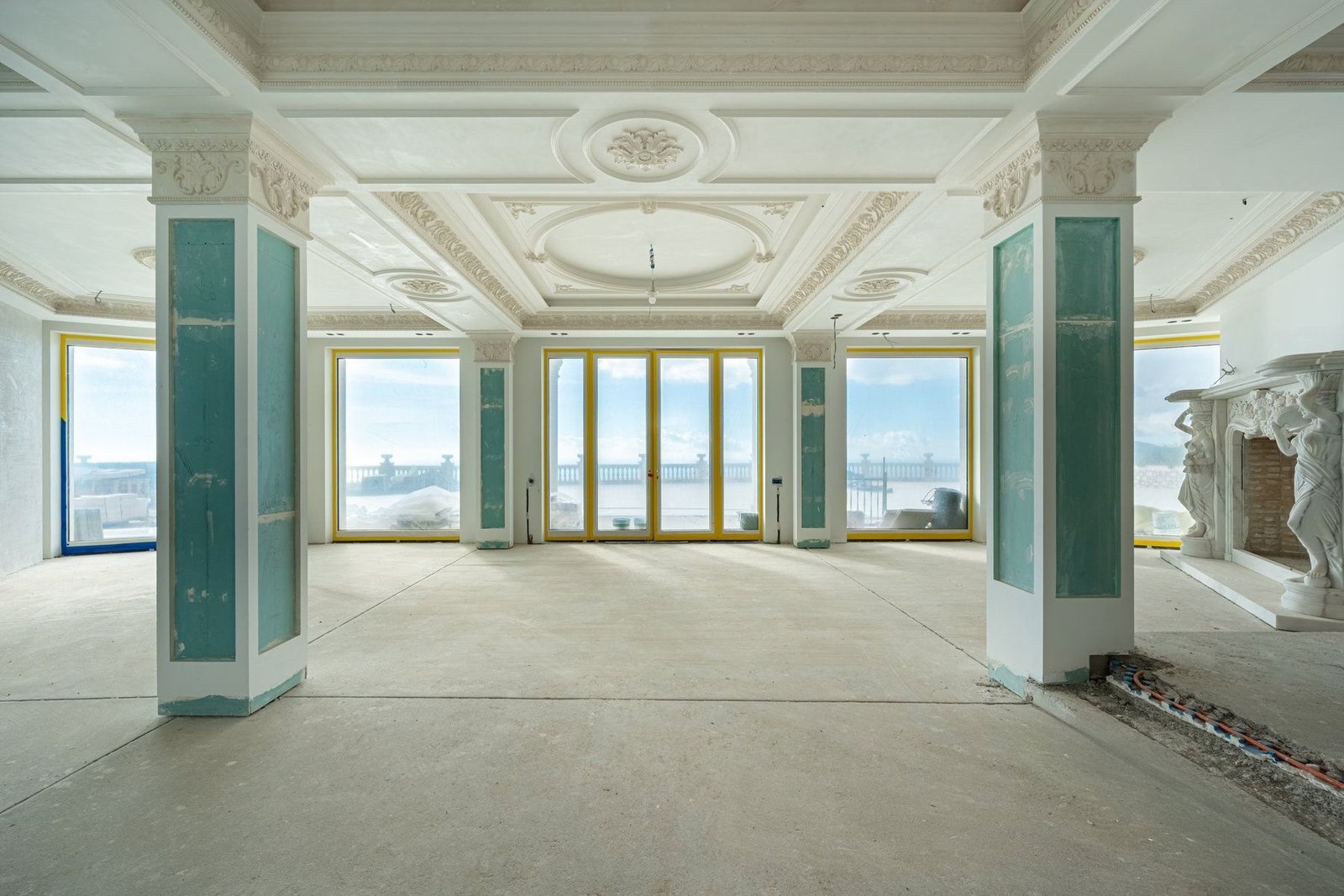 Spacious luxury apartment with waterfront views and elegant design.