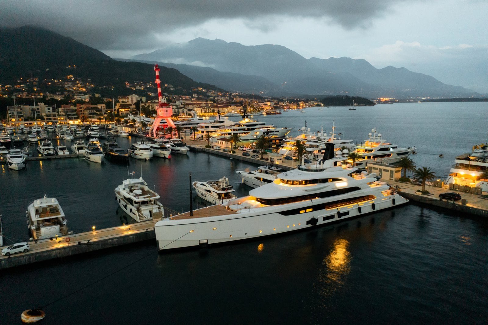 Porto Montenegro aerial