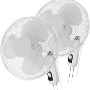 Two electric handheld fans at Bayton Horticulture Centre, perfect for outdoor gardening and plant care.