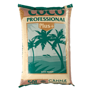 Coco Professional Plus+ plant medium bag for gardening and horticulture use.