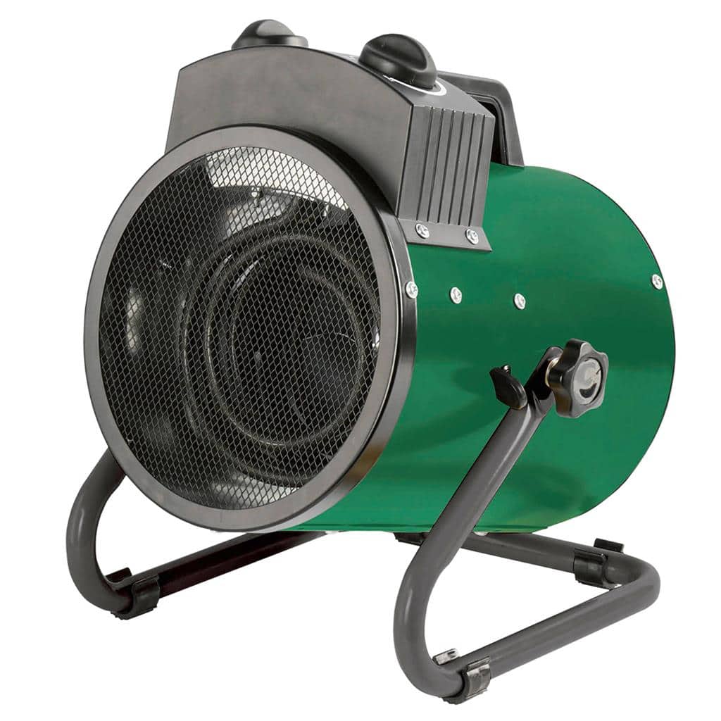 Portable greenhouse heater for greenhouse warmth at Bayton Horticulture Centre.