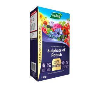 Fresh fruit and flower food supplement, sulphate of potash for healthy plant growth at Bayton Horticulture Centre.