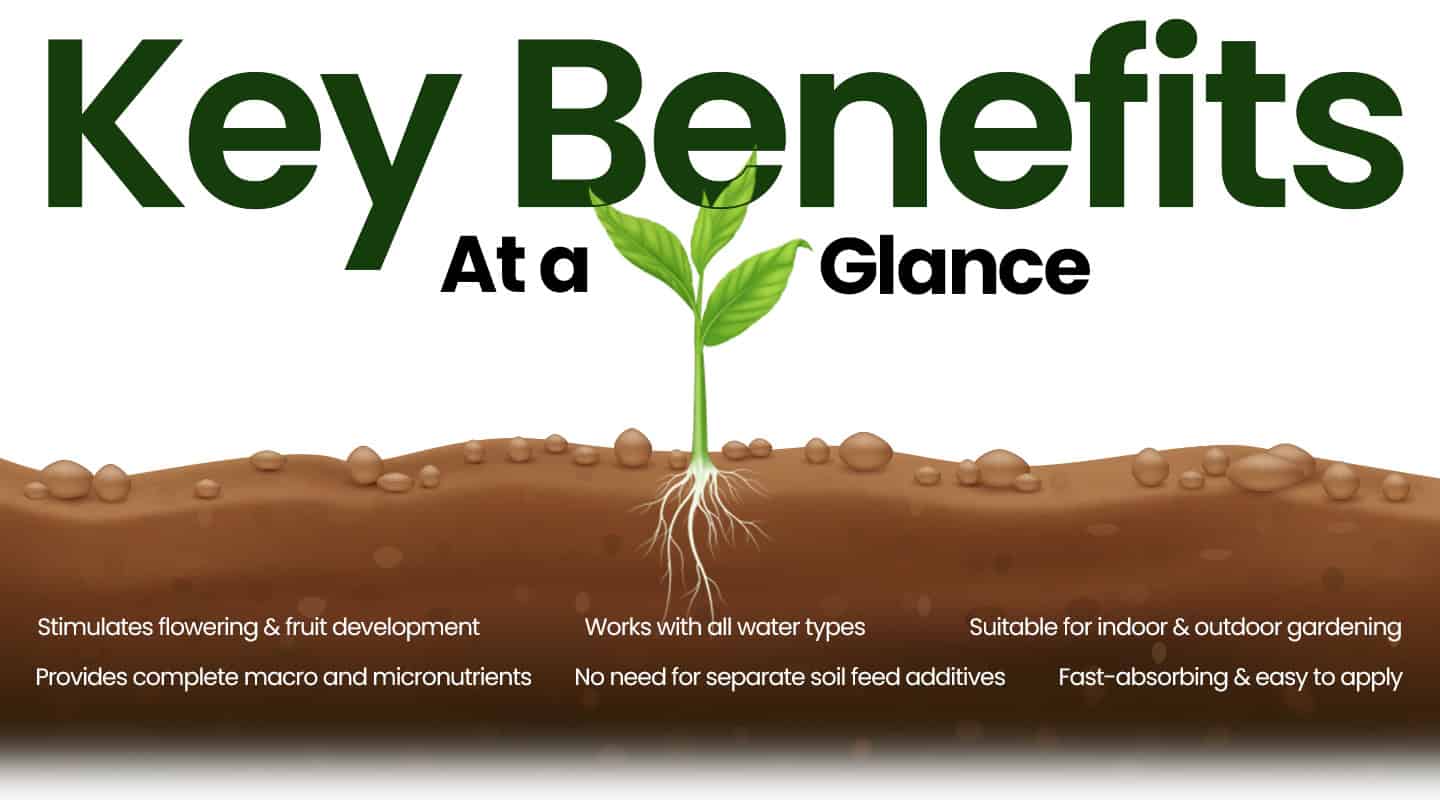 Perfect Plant Growth - Key Benefits at a Glance.