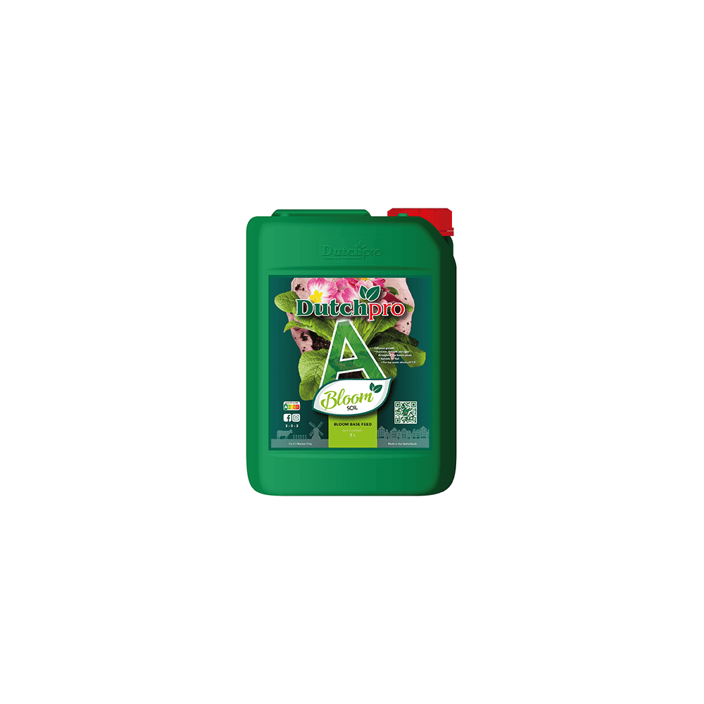 Dutchpro Bloom Soil fertiliser for healthy plant growth in gardens.