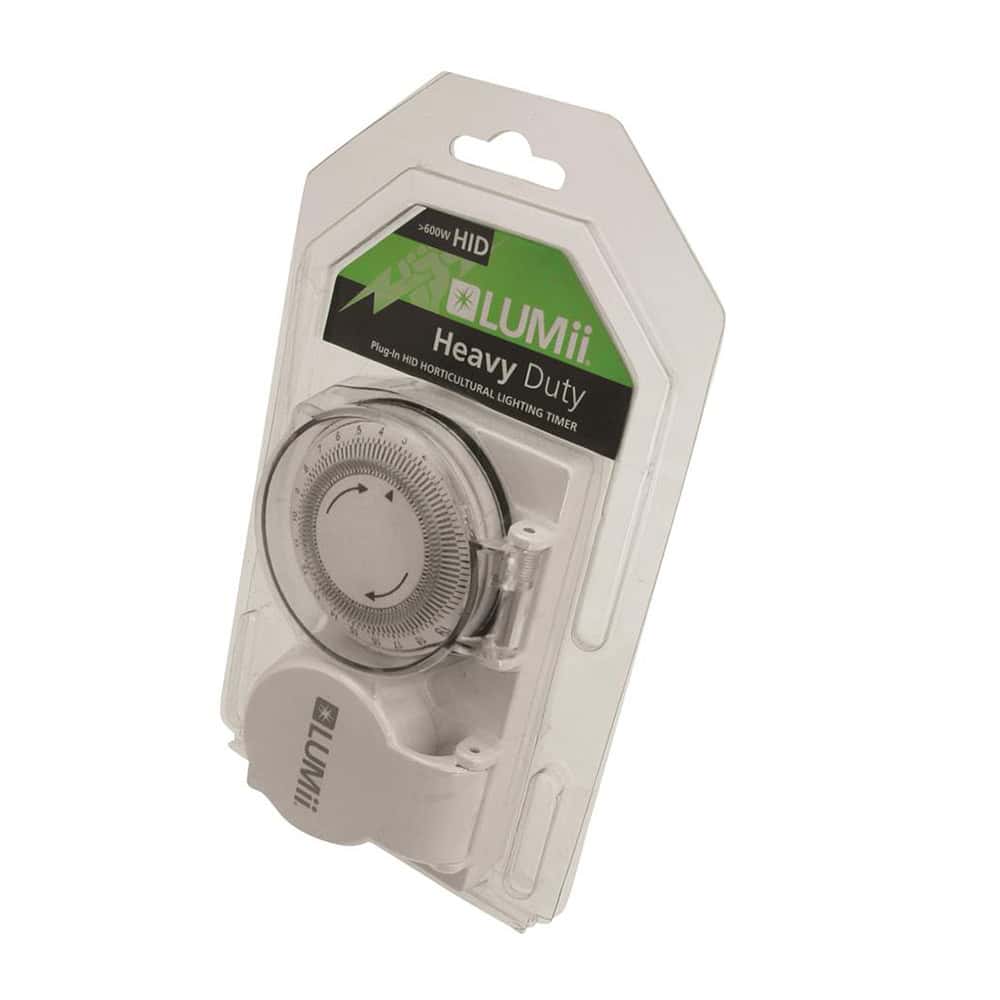 Heavy Duty horticultural lighting timer for outdoor gardening and plant growth.