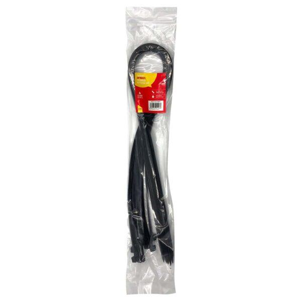 Flexible Garden Hose Connector, durable black hose fitting for garden watering systems, ideal for gardening tasks.