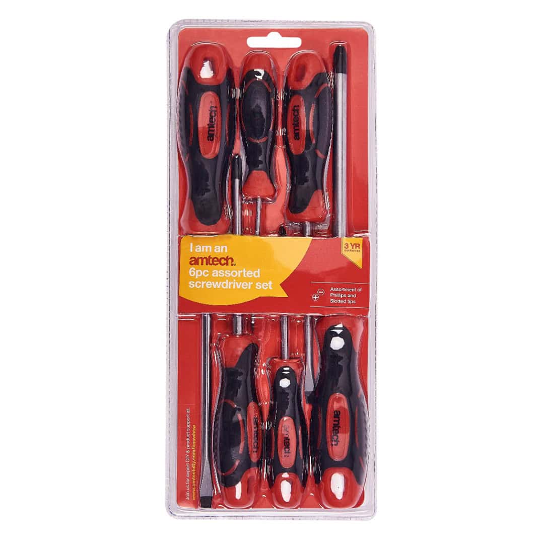 Assorted screwdriver set for gardening and DIY tasks at Bayton Horticulture Centre.