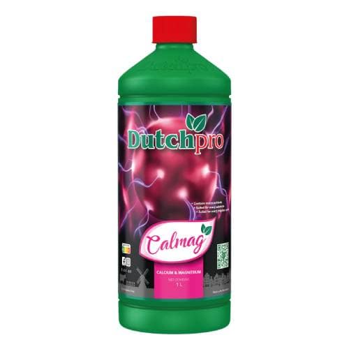 Calmag plant supplement in green plastic bottle at Bayton Horticulture Centre.