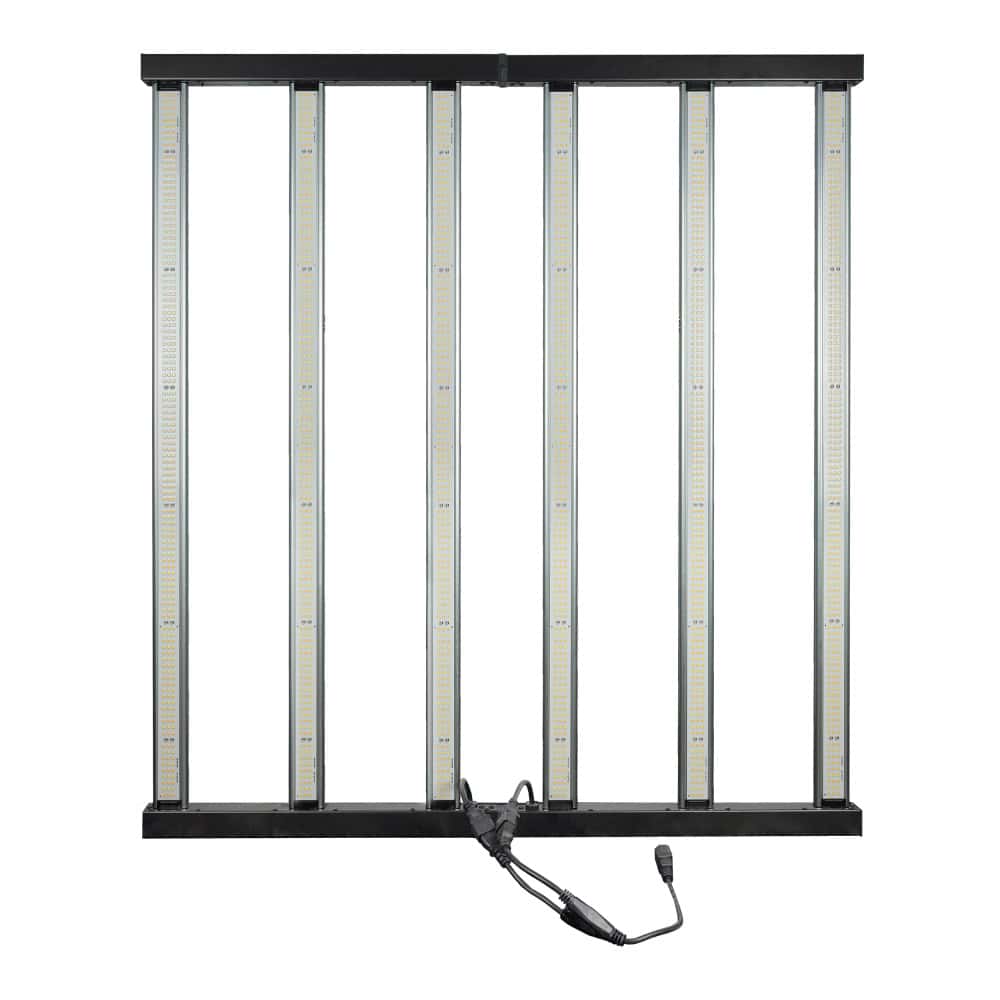 Full spectrum LED grow light panel used in horticulture at Bayton Horticulture Centre.