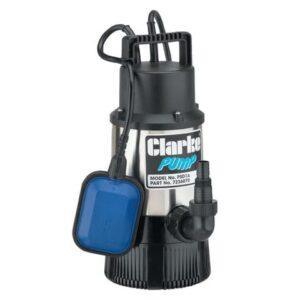 Submersible water pump at Bayton Horticulture Centre for garden irrigation and pond use.
