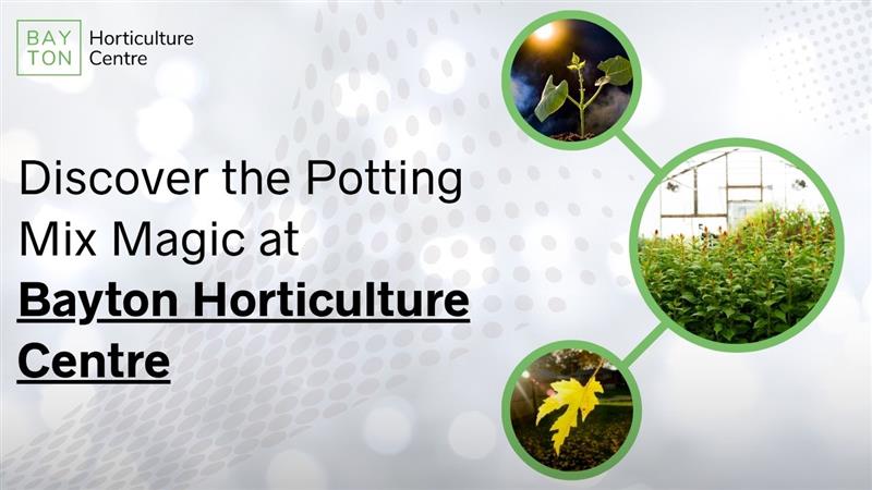 Bayton horticulture centre potting mix garden nursery UK.