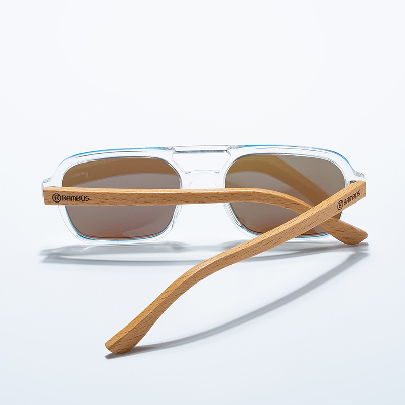 Gafas de sol Madera Crystal Blue