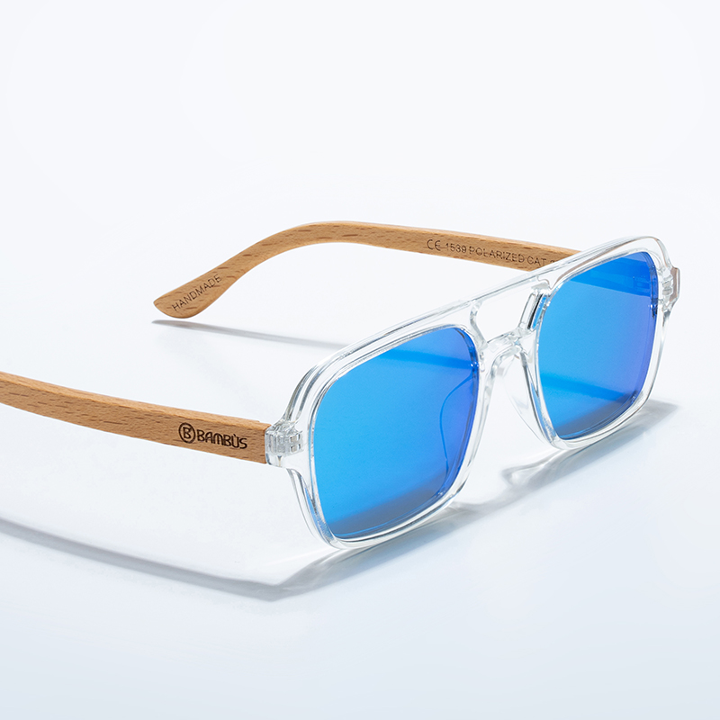 Gafas de sol Madera Crystal Blue