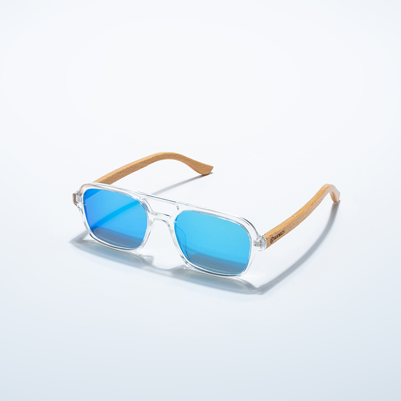 Gafas de sol Madera Crystal Blue