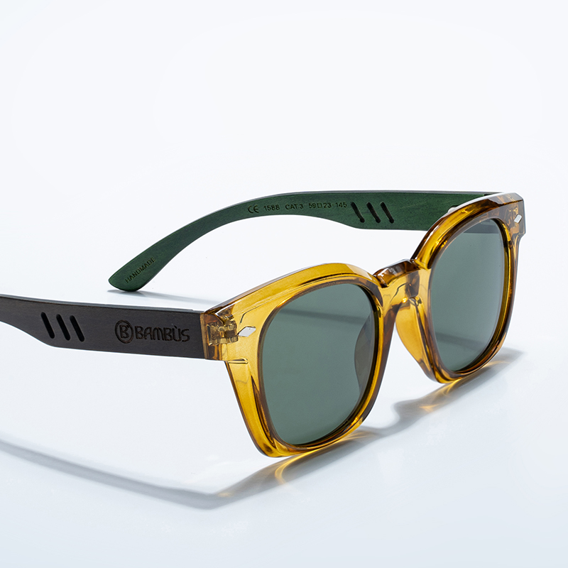 gafas de sol madera amber