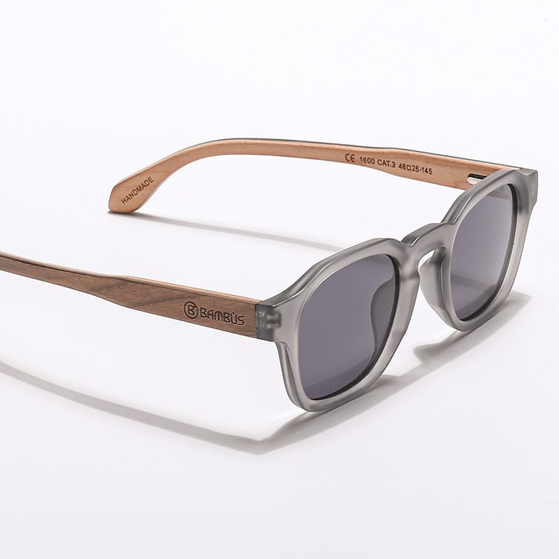 Gafas de sol Madera Grey Mist BBAMBÙS