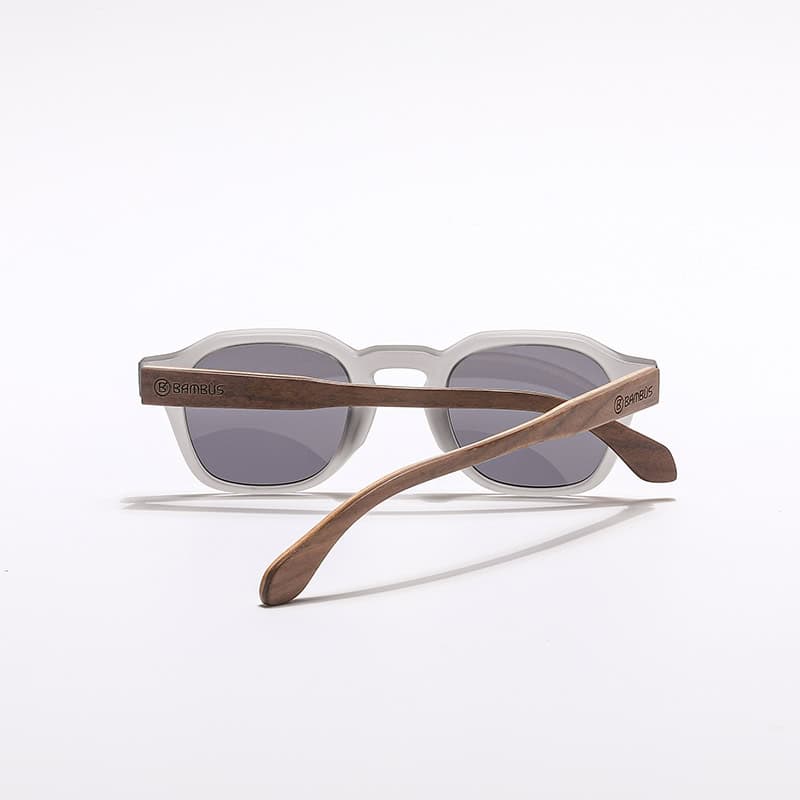Gafas de sol Madera Grey Mist BBAMBÙS