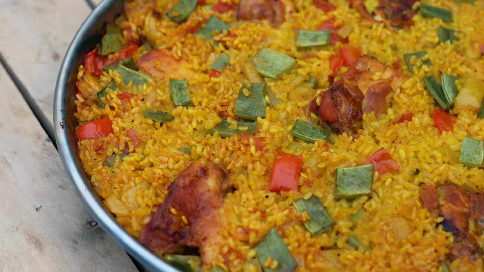 BBQ recept Paella