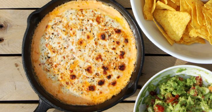 kaasdip bacon mais uitgelicht