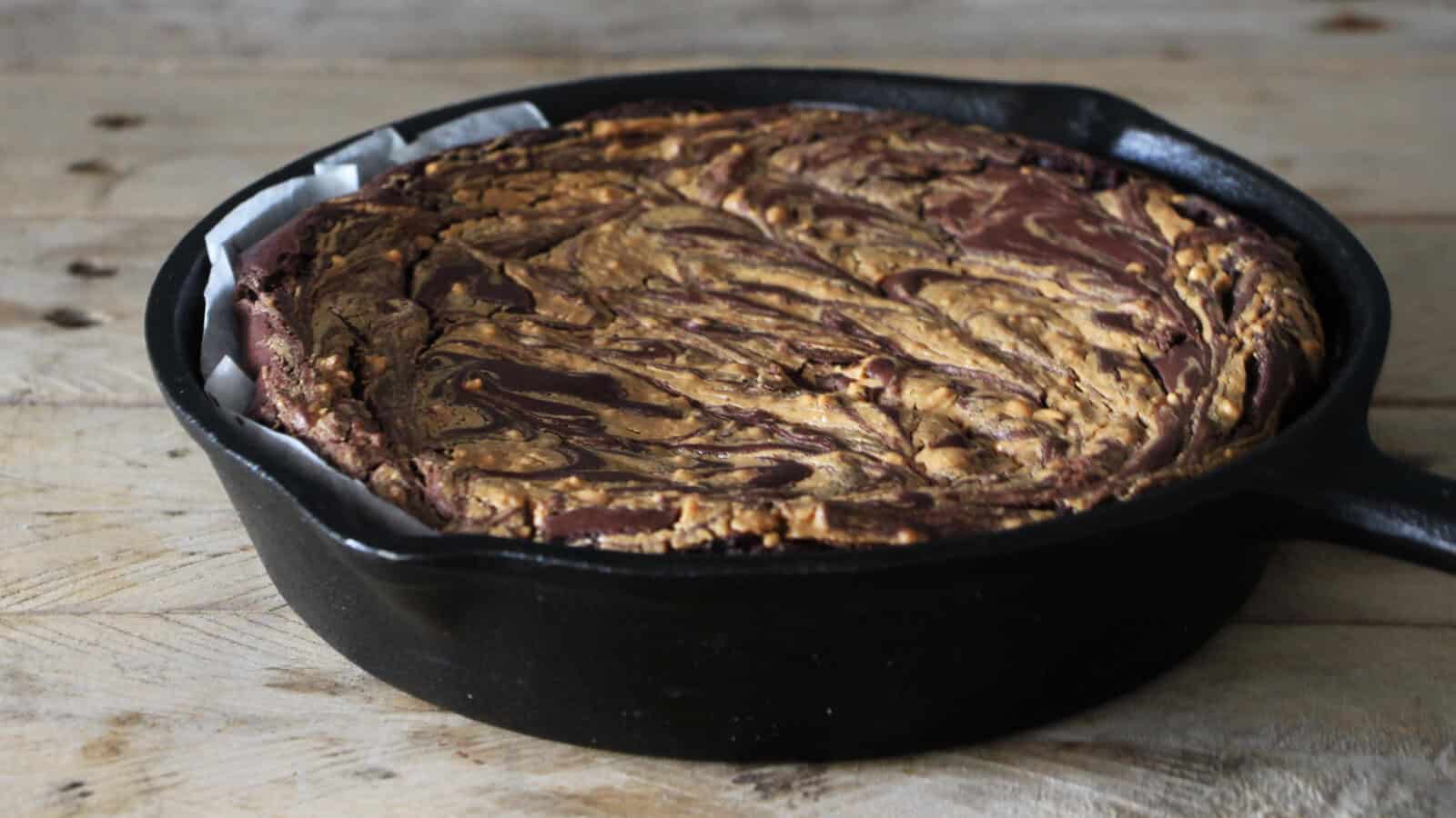 Brownie van de BBQ? ga voor deze variant met pindakaas!