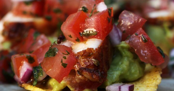 mexicaanse nacho hapjes uitgelicht