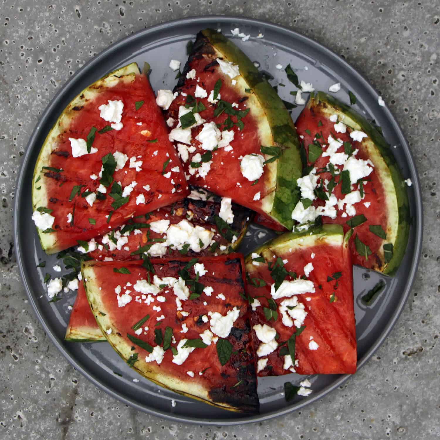 Gegrilde Watermeloen met Feta