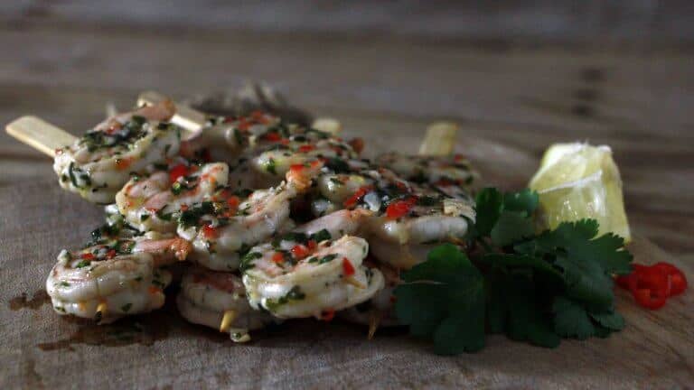 chimichurri garnalen recept