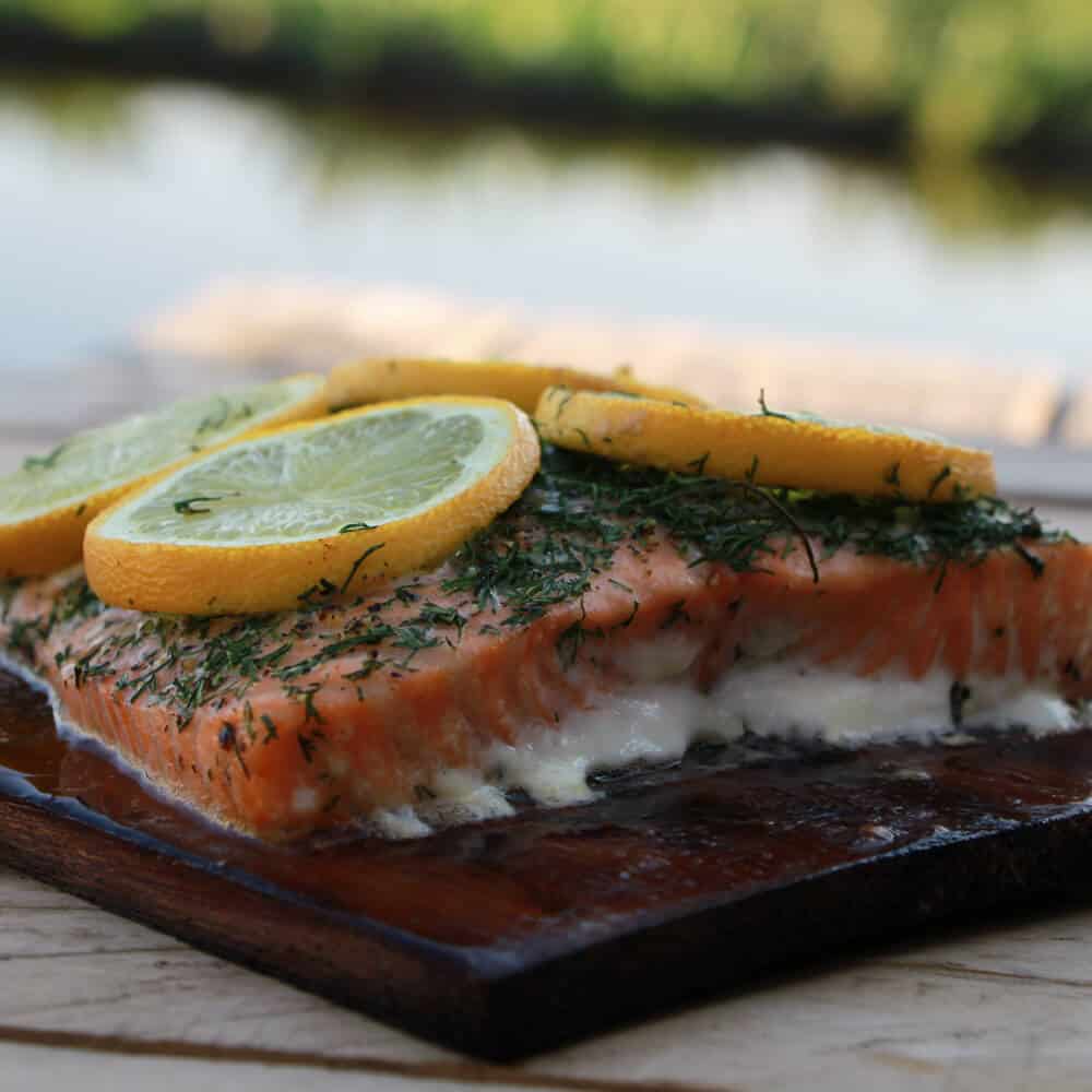 Zalm van de Plank