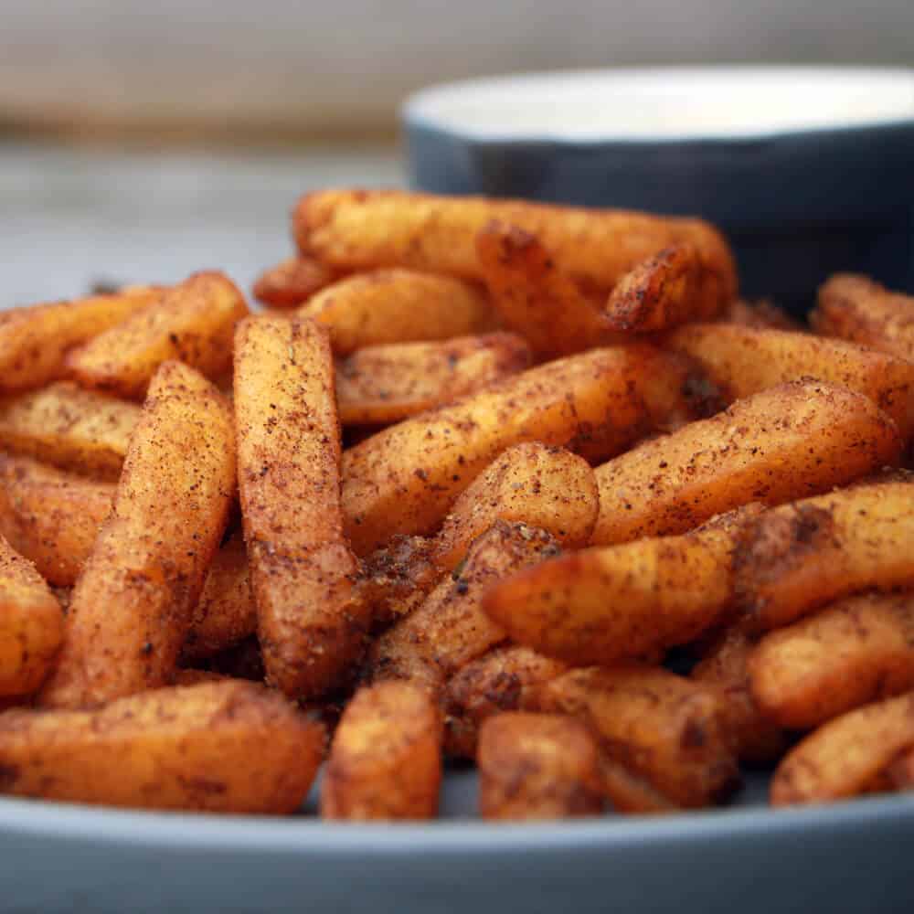 Cajun Fries van de BBQ