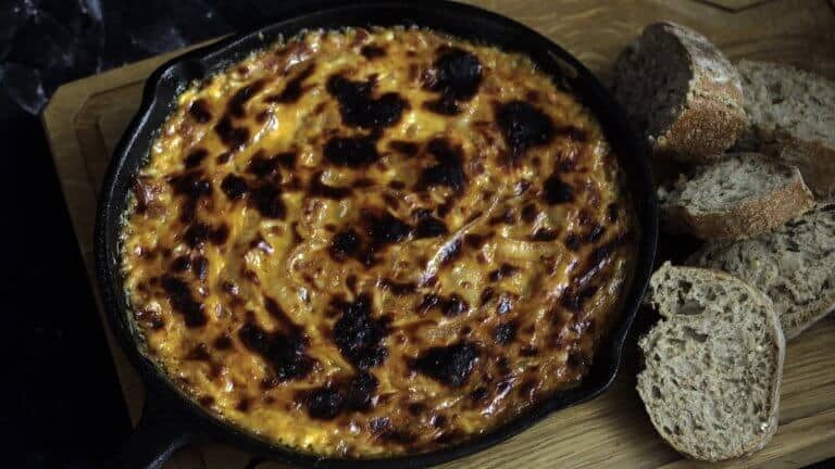 bacon kaas ui dip recept