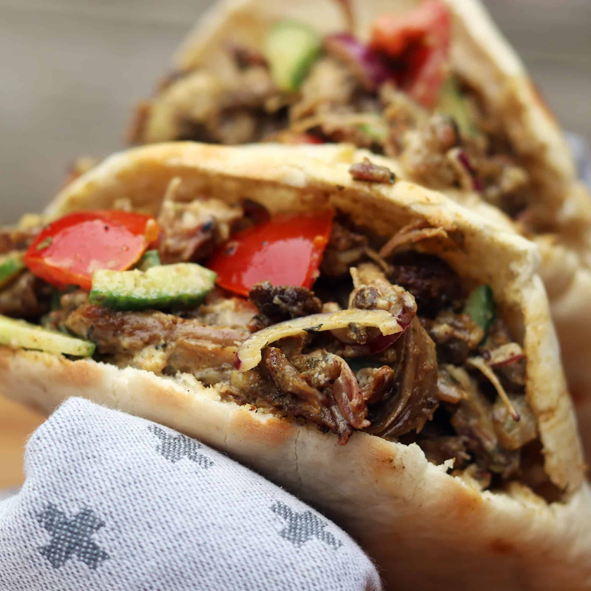 Pulled Lamb Shoarma