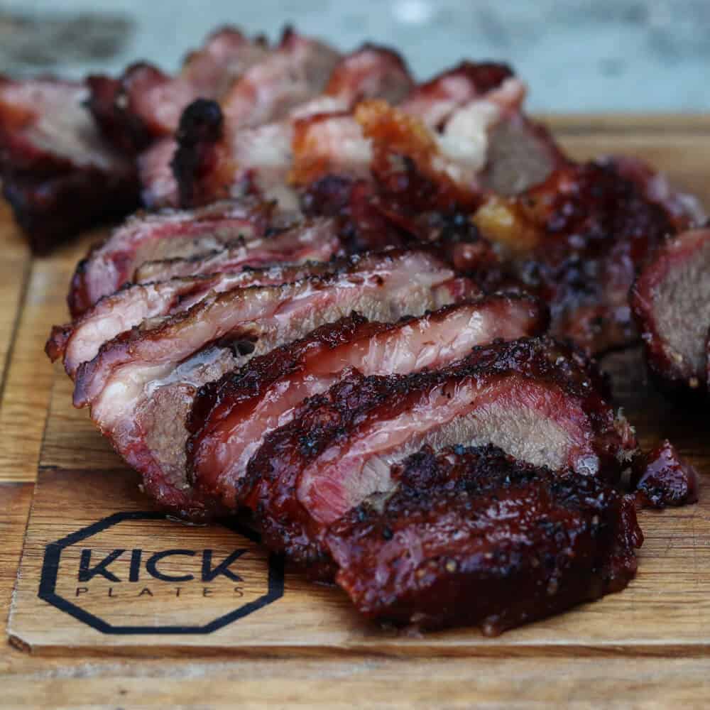 Gerookte Kalfswangen van de BBQ