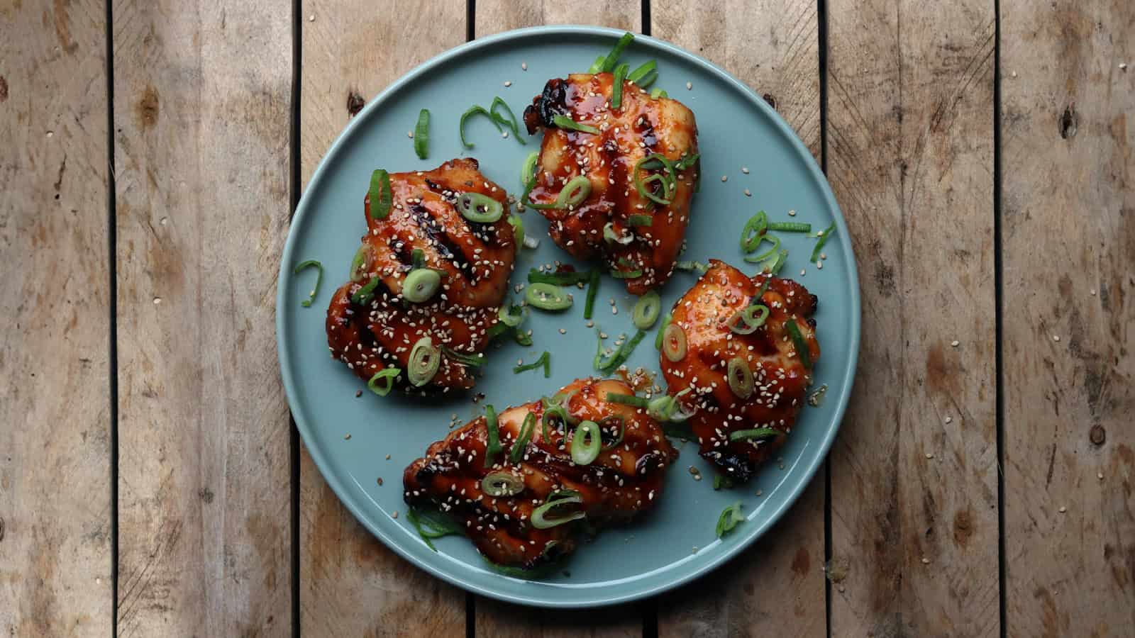 Kip in Honing Sriracha marinade