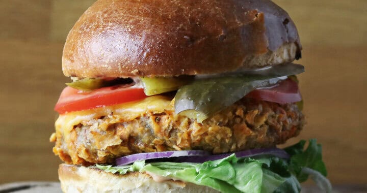 Crispy Nacho Chicken Burgers
