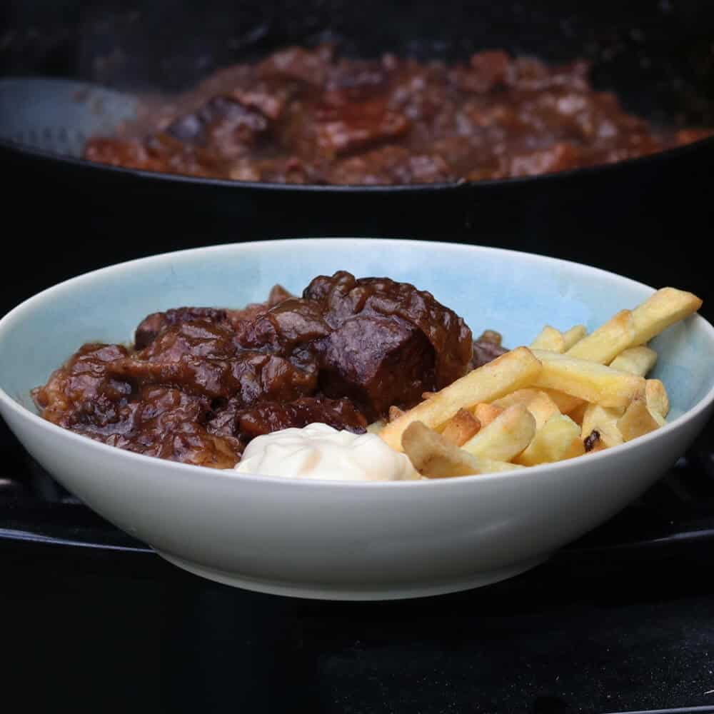 gerookt stoofvlees uitgelicht