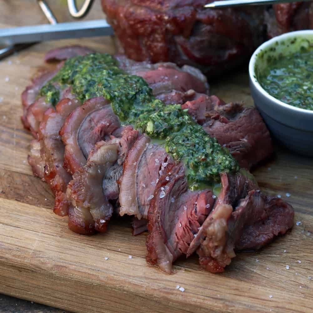 picanha spit salsa verde uitgelicht