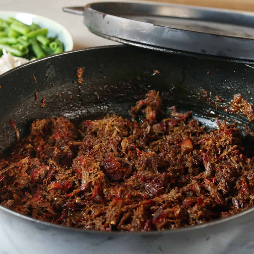 rendang pulled beef uitgelicht