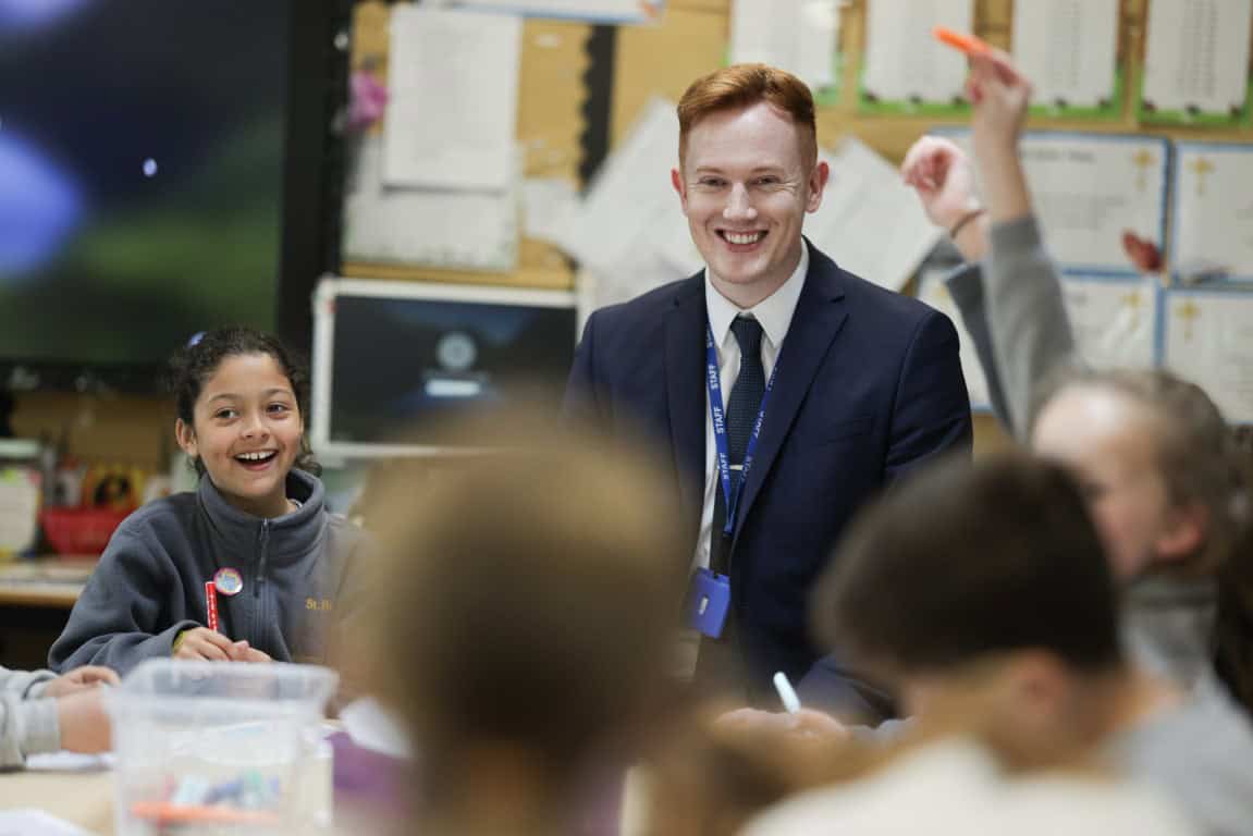 Trainee teacher wins award with his ‘infectious enthusiasm’