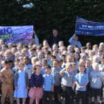 North-east schoolchildren join Bishop to walk 200 km in Lent fundraising challenge