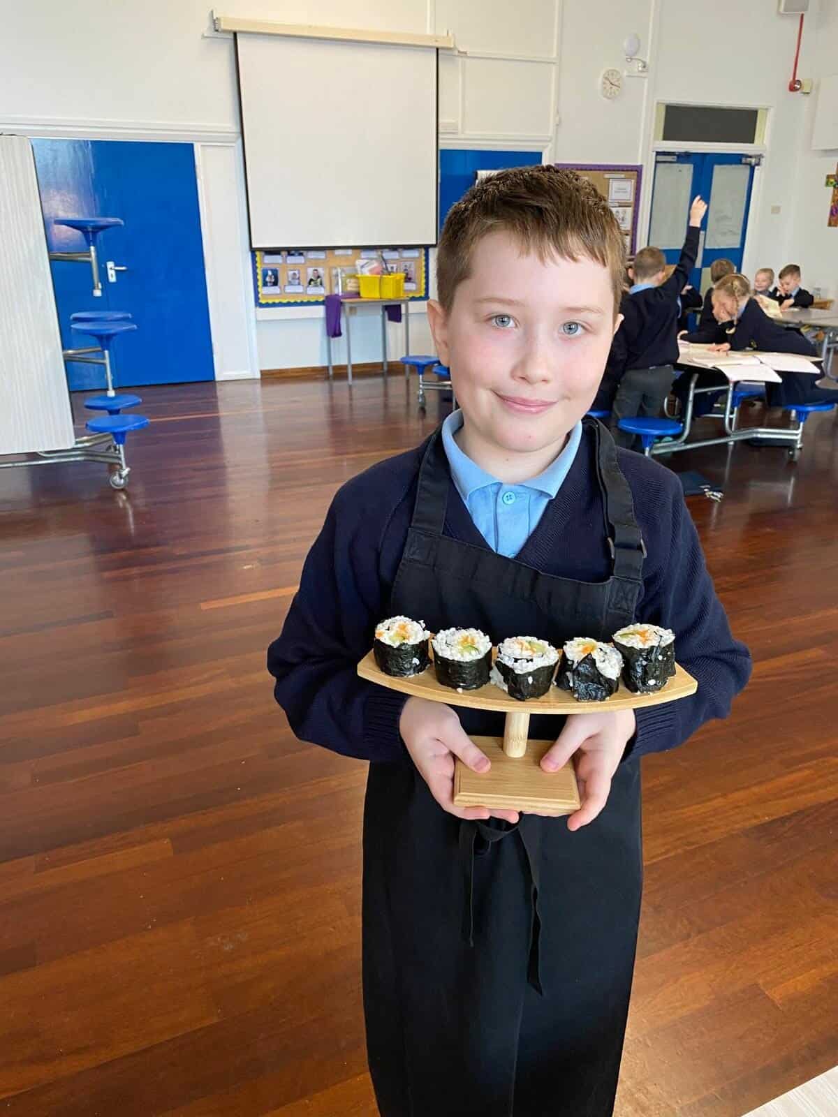 Seaham pupil proves the adage ‘Shy bairns get nowt’ with his menu request!