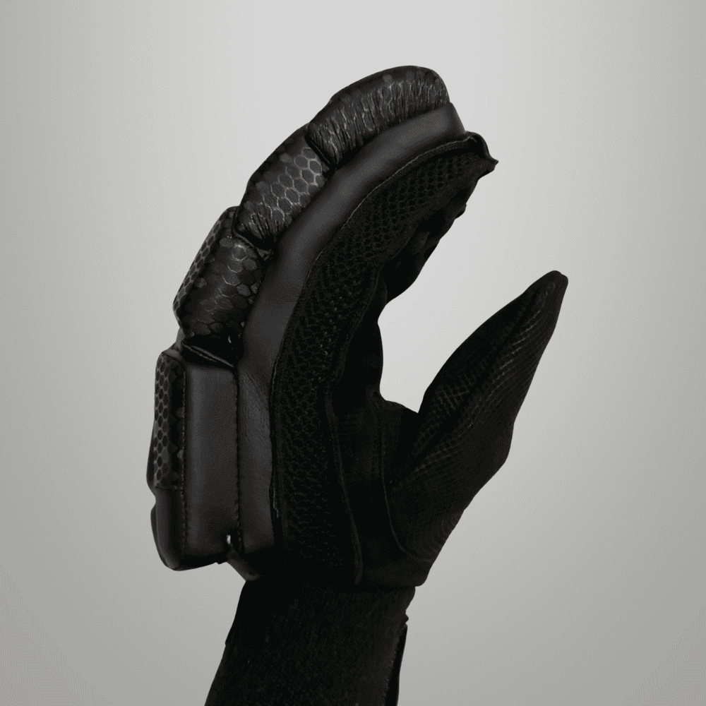 Black Cut Batting Gloves | Black - Image 4