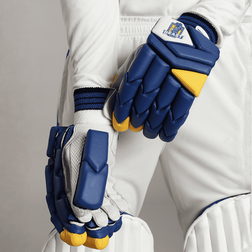 Batting Cut Players Gloves | Blue - Image 7