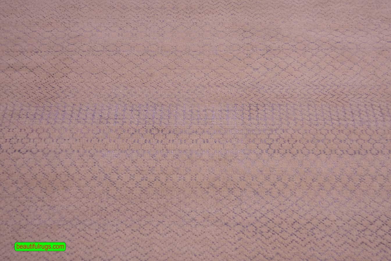 Modern Living Room Rug, Pastel Oriental Rug, size 7.10x9.10