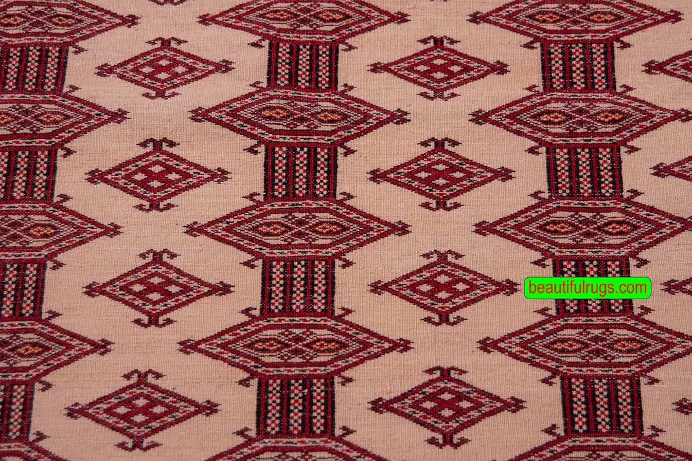 Turkmen Rug, Persian Baluch Rug, Old Tribal Rug. Size 4.8x6.4