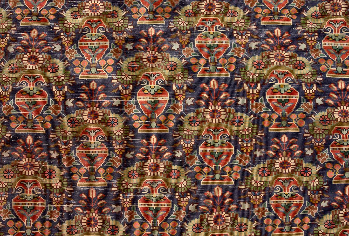 Zele Sultan Design Rug, Handmade Persian Tabriz Rug, Old Rug. Size 6.8x9.9.