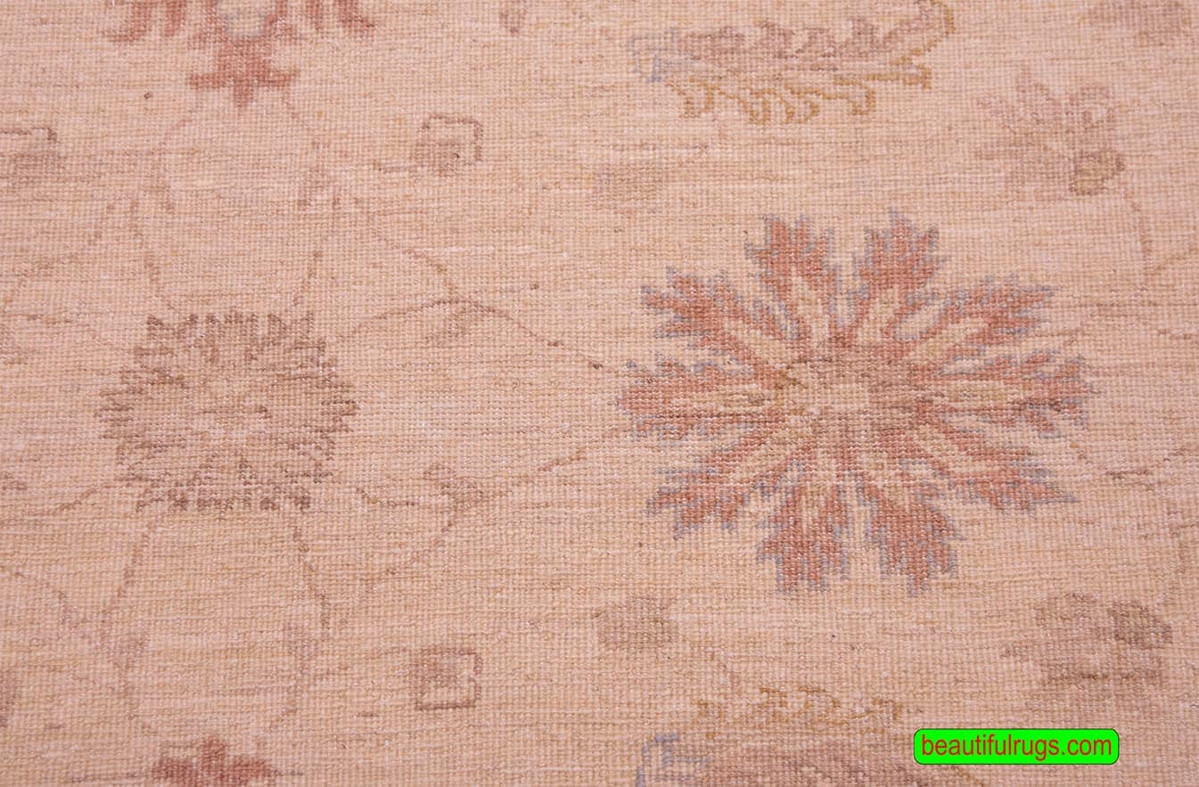 Contemporary Handmade Rug, Vintage look Turkish Style Rug, size 6.6x9.6